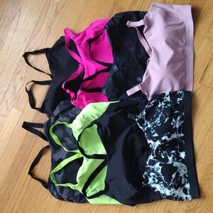 Bundle of 8 Old Navy PowerSoft Sports Bras size 2X - used